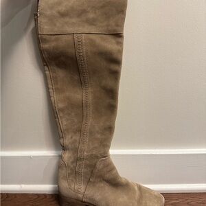 Vince Camuto Women's Tan Suede Knee-High Boots Size 8